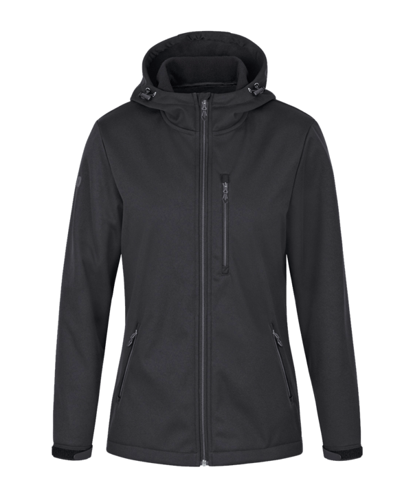 JAKO Premium Softshelljacke Damen Schwarz F800 - schwarz