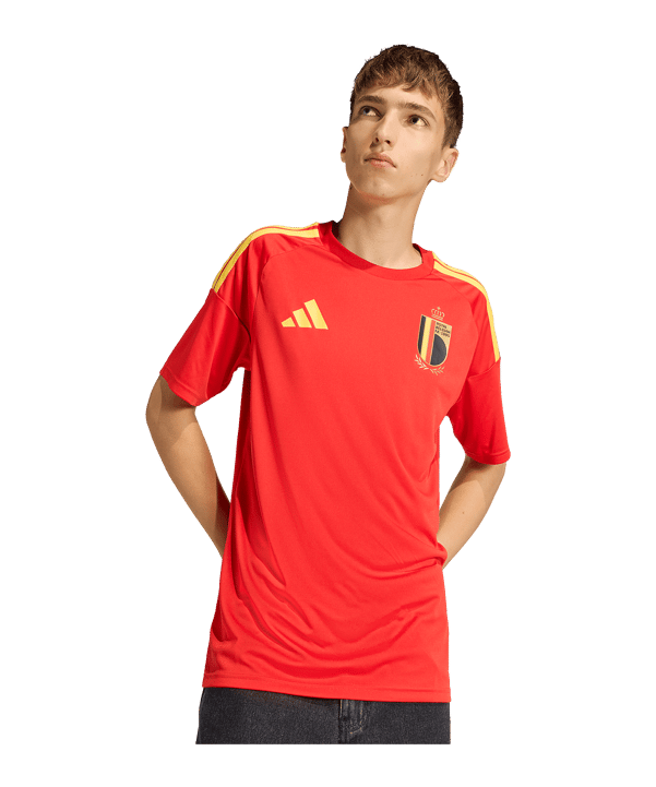 adidas KBVB Belgien Fan Trikot Home WM 2026 Rot - rot