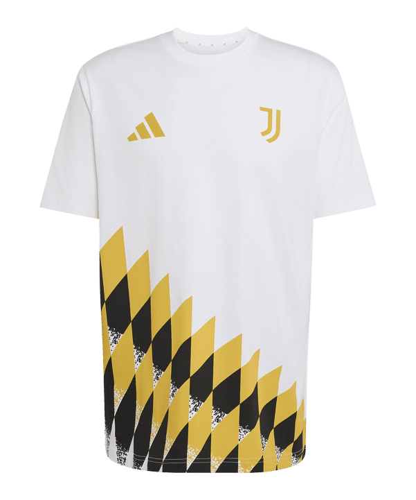 adidas Juventus Turin Graphic T-Shirt Weiß - weiss