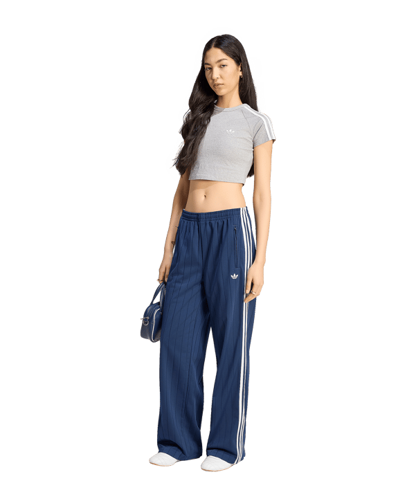 adidas Originals Pinstripe Firebird Loose Track Hose Damen Blau
