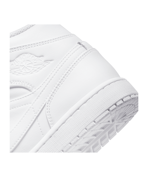 Jordan Air 1 Mid Weiss F136 - weiss