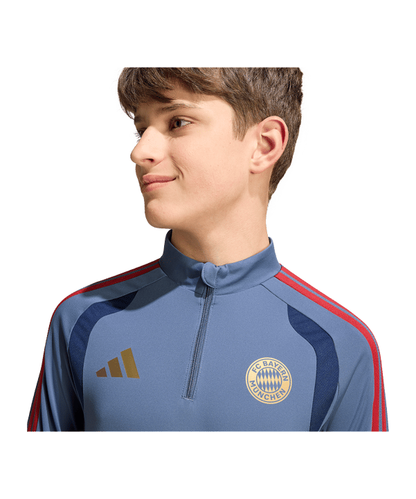 adidas FC Bayern München Sweatshirt Kids Blau - blau