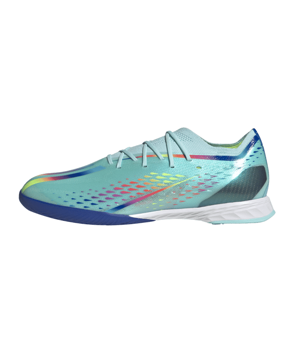 adidas X Speedportal.1 IN Al Rihla Türkis Blau - blau