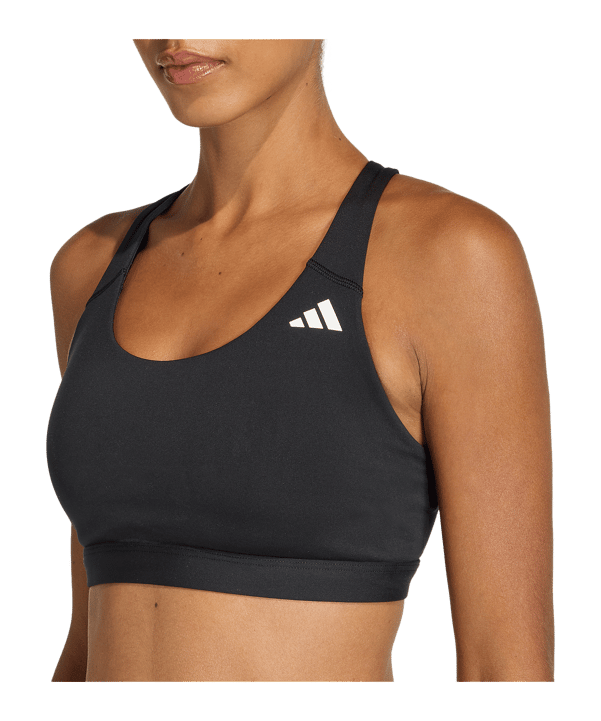 adidas Optime Essentials Workout Sport-BH Damen Schwarz - schwarz