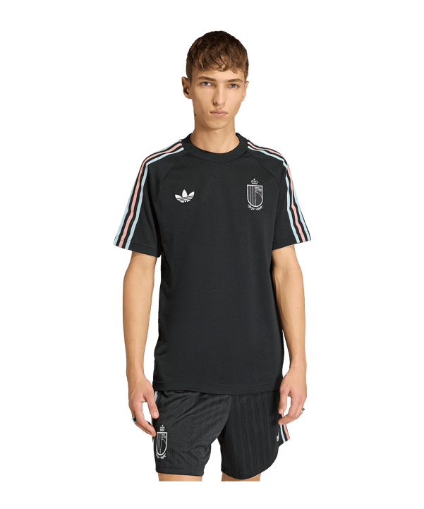 adidas KBVB Belgien Originals T-Shirt Schwarz - schwarz