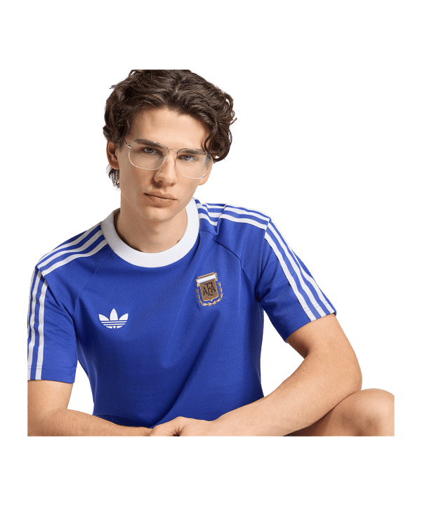 adidas AFA Argentinien Originals T-Shirt Blau - blau