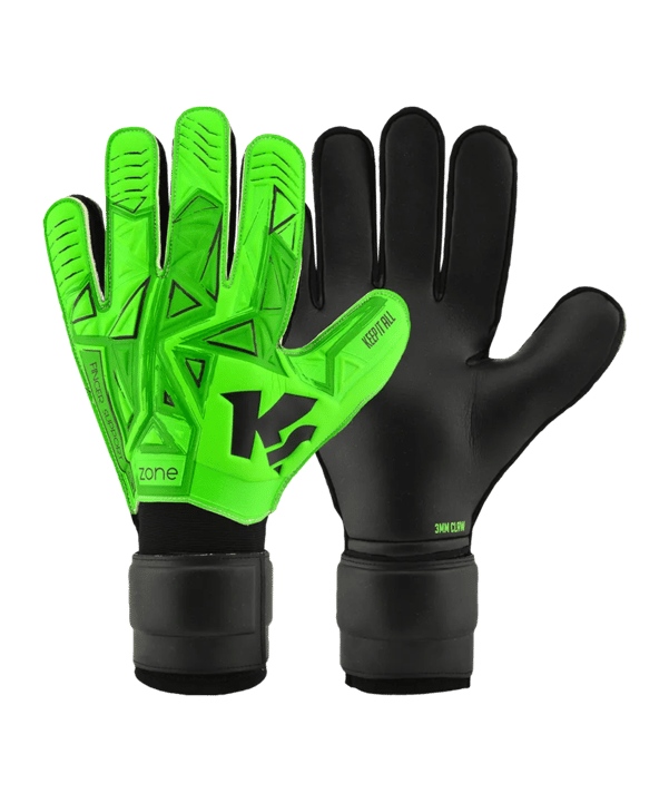 KEEPERsport Zone RC Finger Support TW-Handschuhe Schwarz Grün F557 - schwarz
