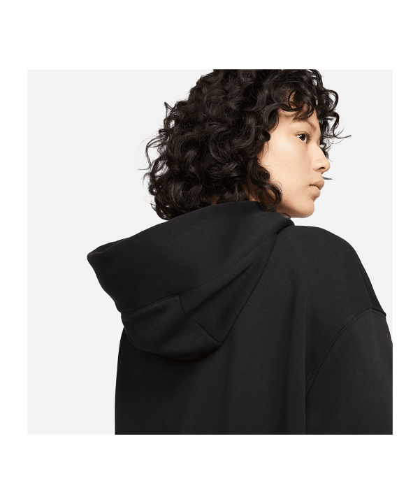 Nike Phoenix Oversized Hoody Damen Schwarz F010 - schwarz