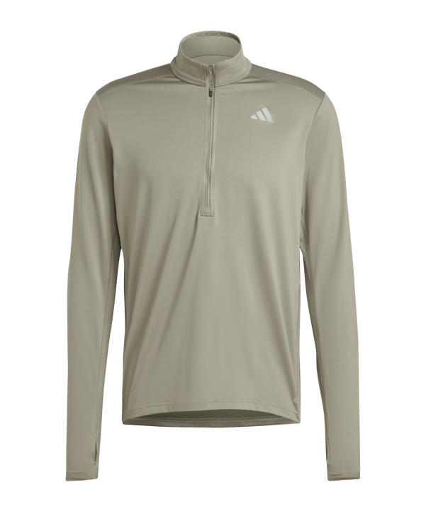 adidas Halfzip Sweatshirt Grau - grau