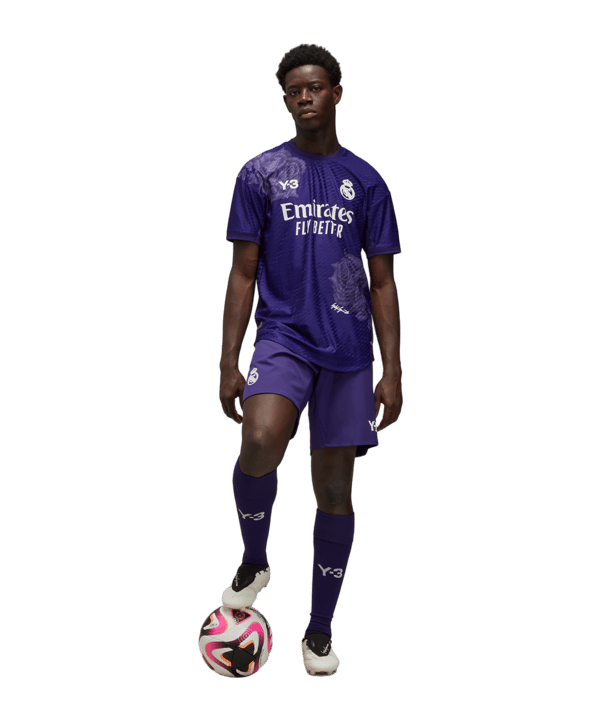 adidas Real Madrid Y3 Auth. Trikot 4th 2023/2024 Lila - lila
