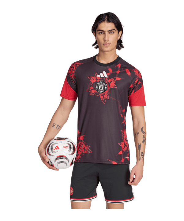 adidas Manchester United Pre Match Trikot 2026/2027 Rot - rot