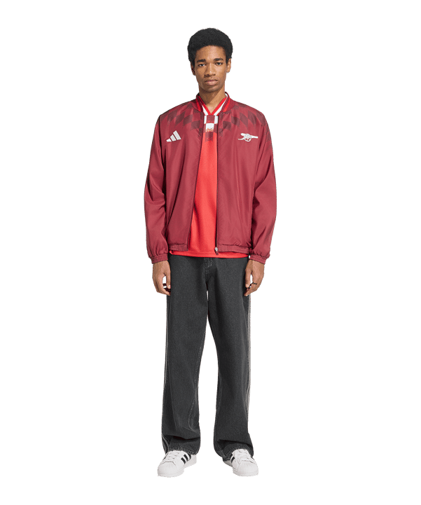 adidas FC Arsenal London Stadium Jacke Rot - rot