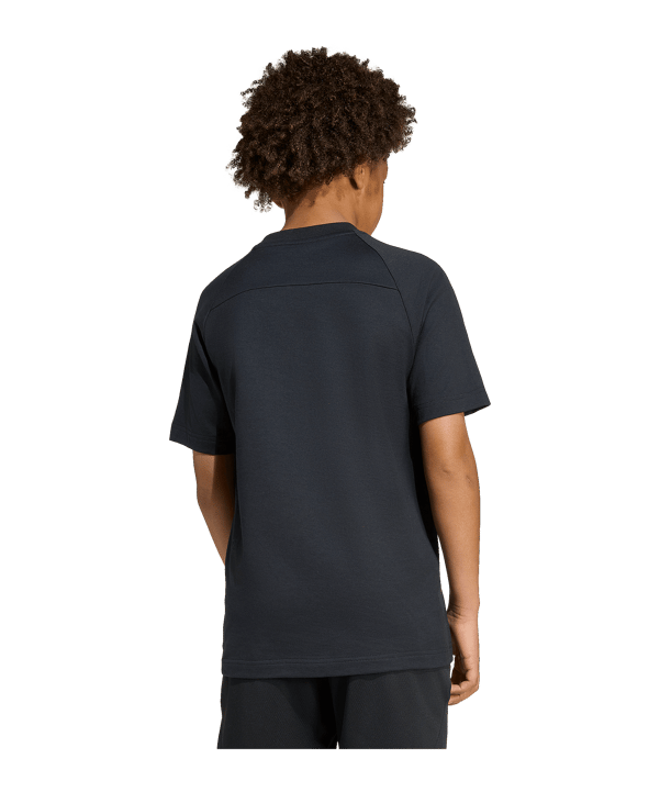 adidas Tiro 25 Travel T-Shirt Kids Schwarz - schwarz
