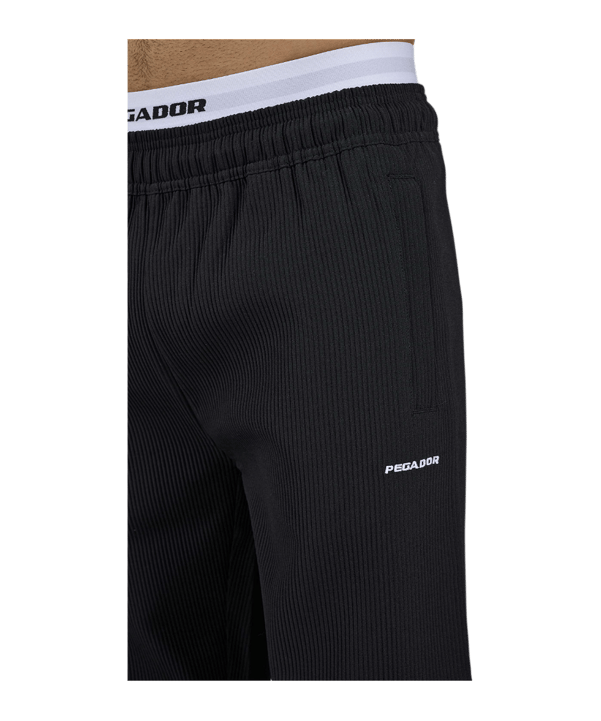 Pegador Troy Plissee Hose Schwarz - schwarz