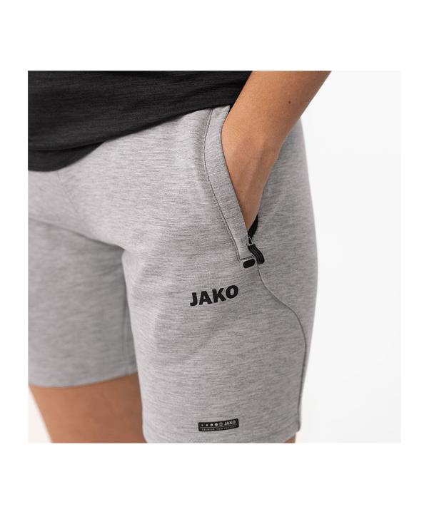 JAKO Premium Basic Korte broek Dames Grijs K040 - grijs