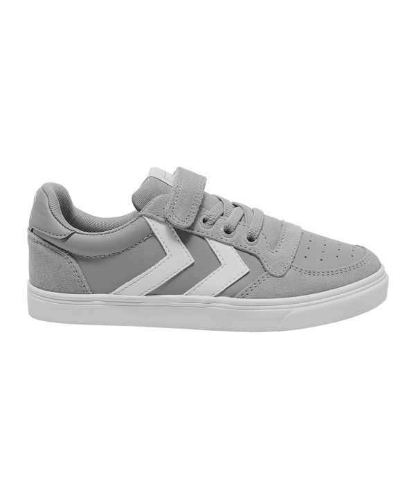 Hummel Slimmer Stadil Leather Low Kids Braun F1100 - braun