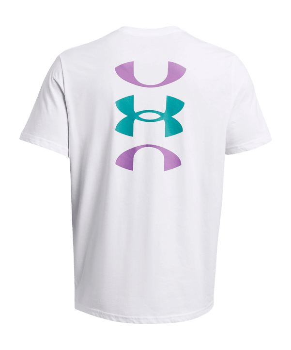 Under Armour Bball Logo Court T-Shirt Weiß F100 - weiss
