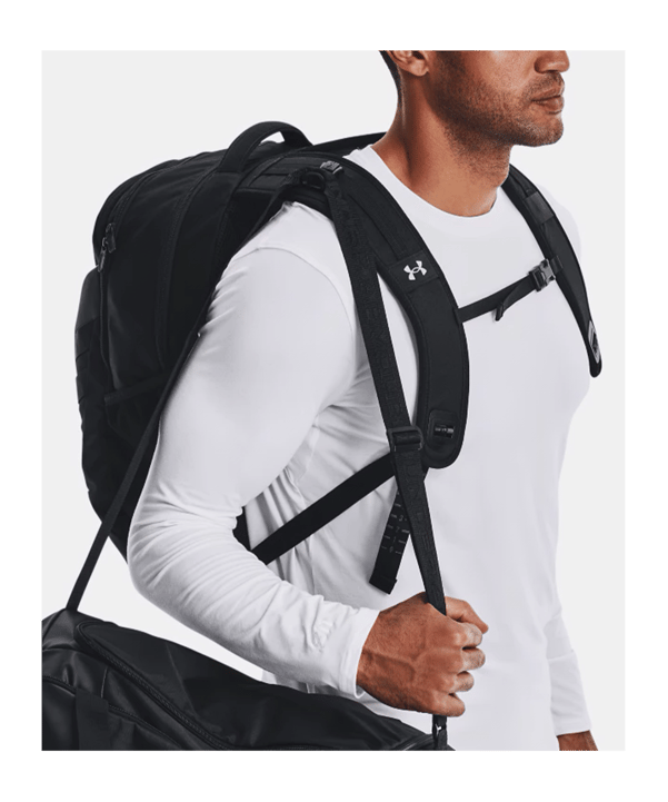 Under Armour Hustle Pro Rucksack Schwarz F001 - schwarz