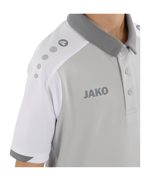 JAKO Dynamic Polo Kids Grau F837 - grau