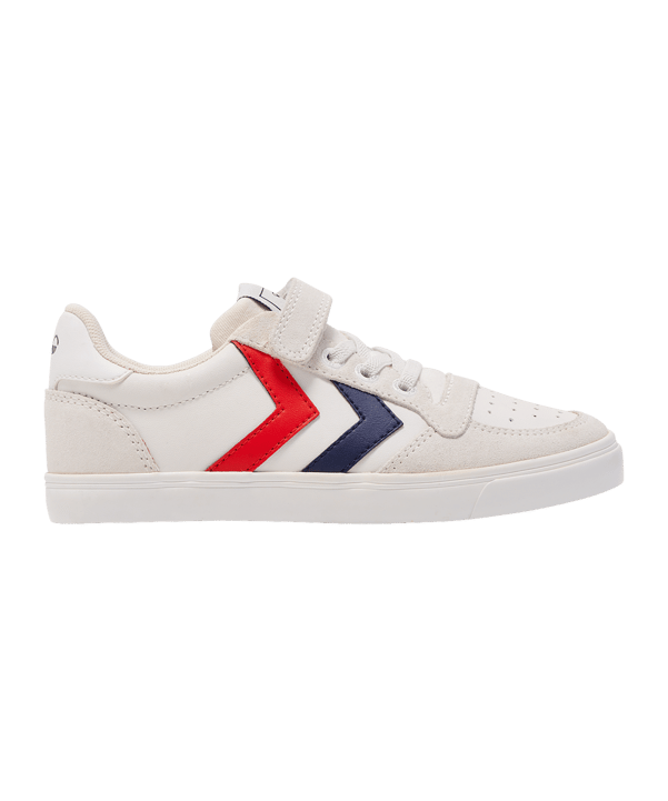 Hummel Slimmer Stadil Leather Low Sneaker Kids Blau F7666 - blau