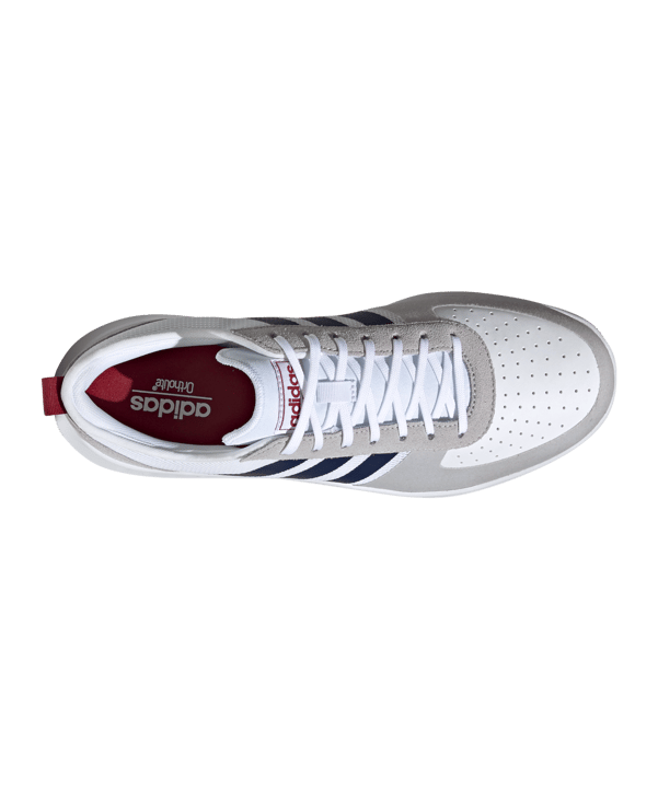 adidas Court 80´s Low Weiss Blau - weiss