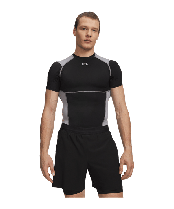 Under Armour HG Elite Comp T-Shirt Schwarz F008 - schwarz