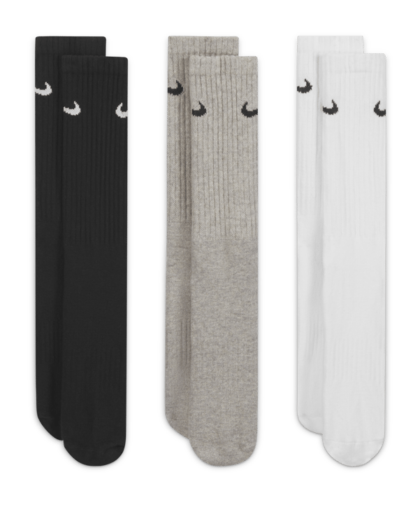 Nike Value Cushioned Crew 3er Pack Socken F965 - weiss