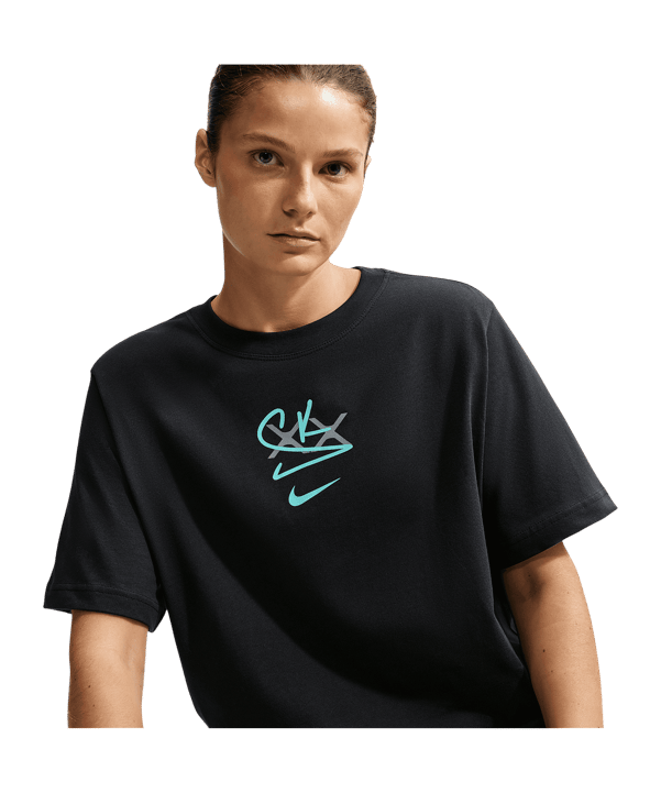 Nike "Sam Kerr" Soccer T-shirt Donna Nero C010 - nero