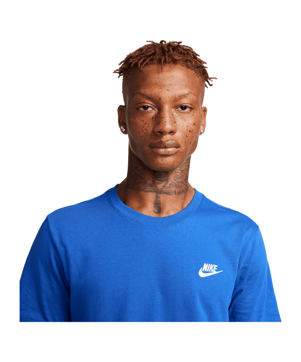 Nike Club T-Shirt Blau F480