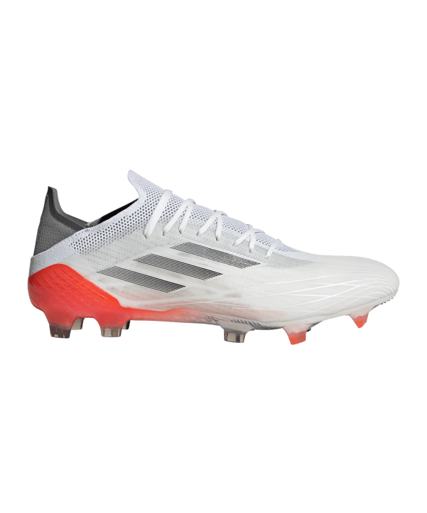 adidas X SPEEDFLOW.1 FG White Spark Weiss Grau Rot - weiss