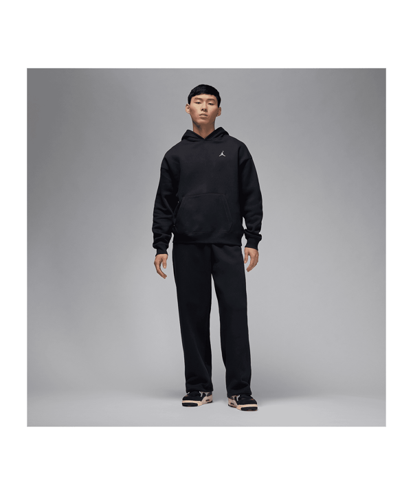 Jordan Brooklyn Fleece Oversized Kapuzenjacke Schwarz F010 - schwarz