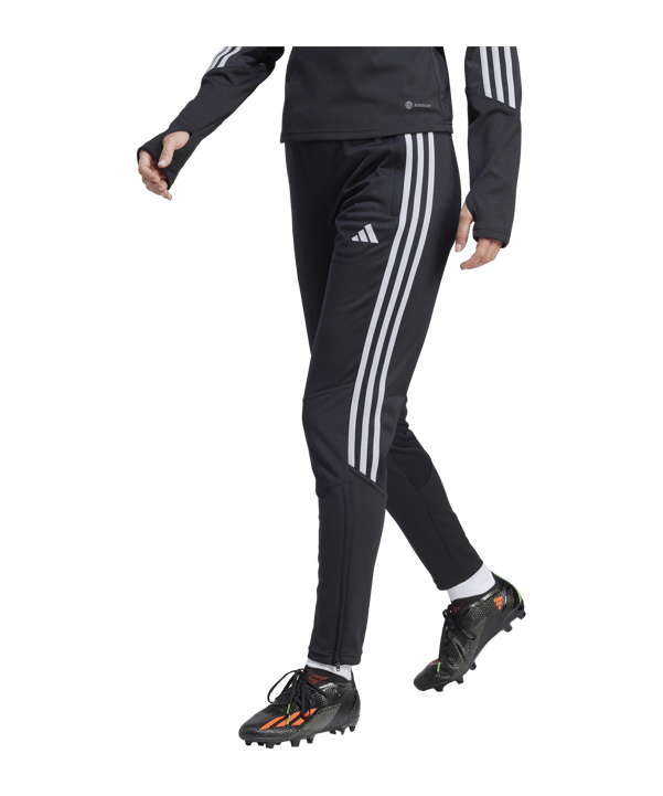 adidas Tiro 23 CB Hose Damen Schwarz Weiss - schwarz