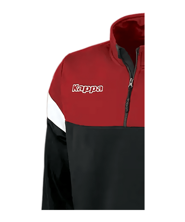 Kappa Novare 1/4 Zip Felpa Nero - nero