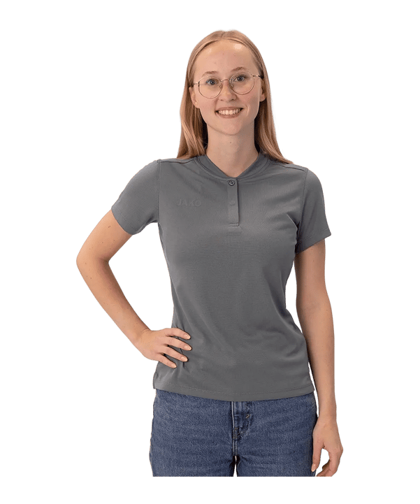 JAKO Prestige Poloshirt Damen Grau F40