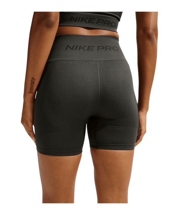 Nike Seamless High Rise 5" Short Damen Grau F070 - grau