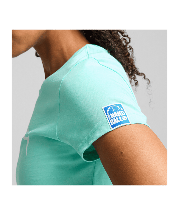 PUMA Handball T-Shirt Damen Grün F08 - gruen