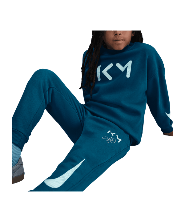 Nike Kylian Mbappe Club Jogginghose Kids Grün F301 - gruen