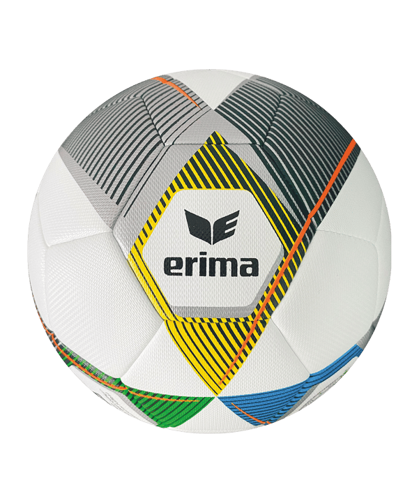 Erima Hybrid Eco Trainingsball Silber Blau - silber
