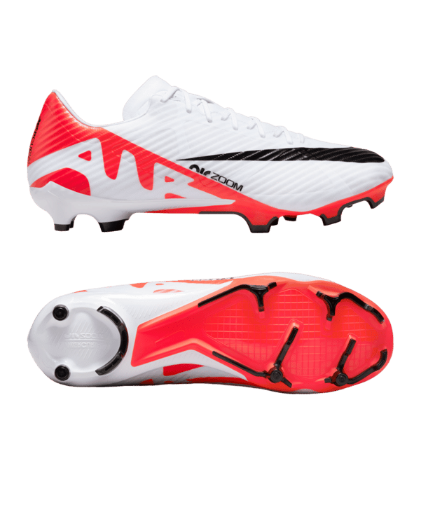 Nike Air Zoom Mercurial Vapor XV Academy FG/MG Ready Rot Weiss Schwarz F600 - rot