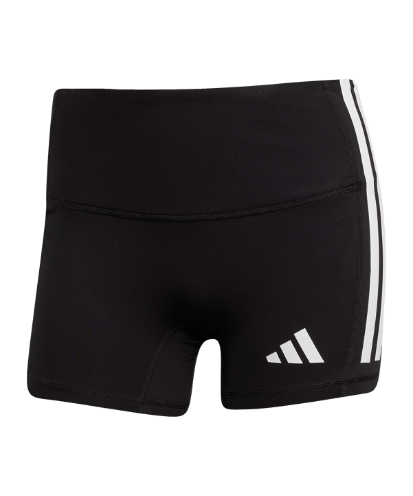 adidas Volleyball 3 Stripes 4" Short Damen Schwarz - schwarz
