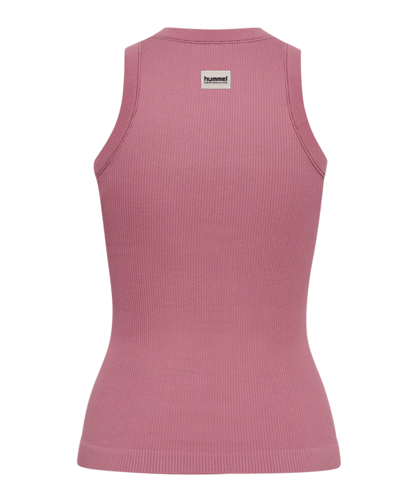 Hummel Pulse Seamless Rib Tanktop Damen Rosa F3184 - rosa