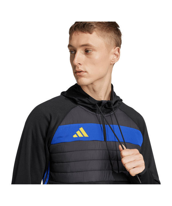adidas Tiro25 Essentials Winterized Training Sweatshirt Schwarz - schwarz