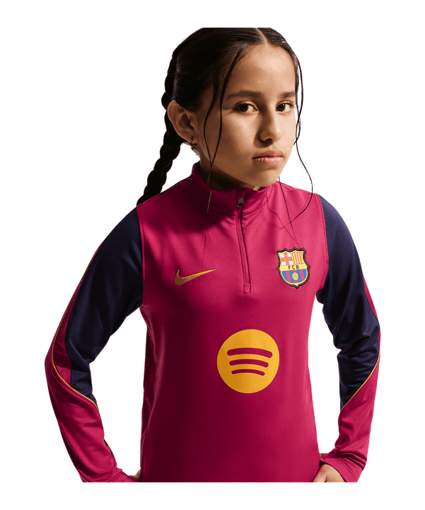 Nike FC Barcelone Strike Drilltop Enfants Rouge C621 - rouge