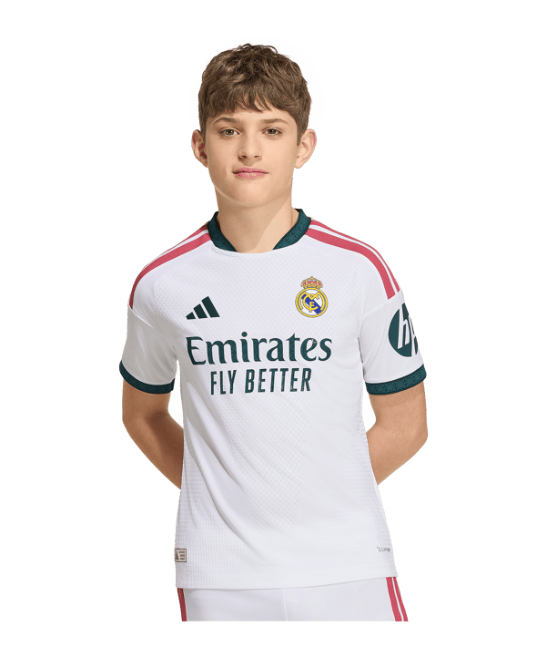 adidas Real Madrid Authentic Maglietta Home 2026/2027 Bambini Bianco - bianco