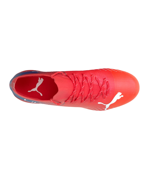 PUMA ULTRA 2.3 Faster Football FG/AG Rot Weiss F01 - rot