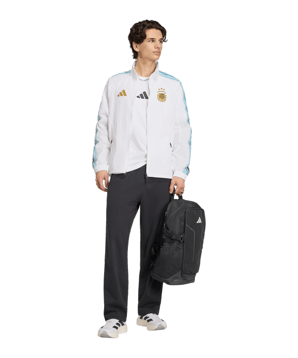 adidas AFA Argentina Anthem Giacca Bianco - bianco