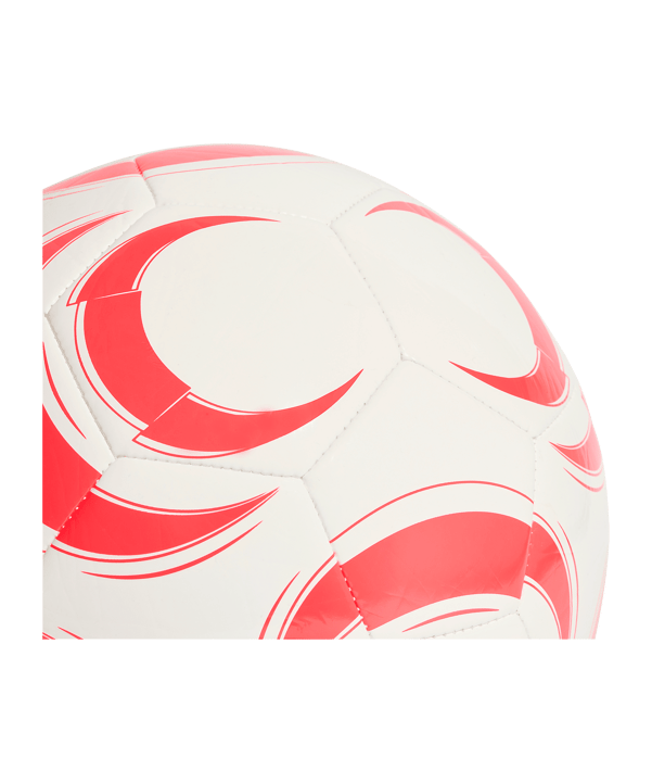 adidas Tiro Club Trainingsball Weiß Rot - weiss