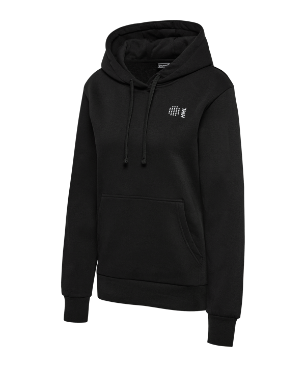 Hummel Court Cotton Hoody Damen Schwarz F2001 - schwarz
