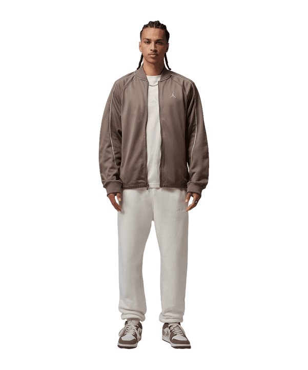 Jordan Brooklyn Tricot Track Giacca Grigio C040 - grigio