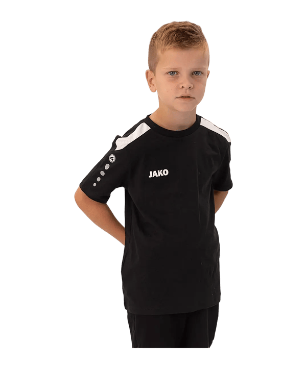 JAKO Power T-shirt Kinderen Zwart K800 - zwart